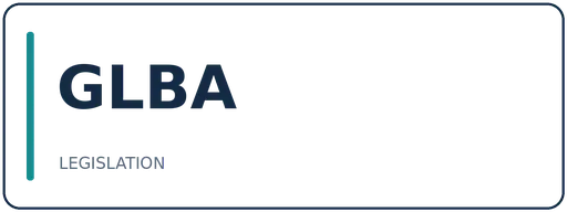 GLBA — Financial-sector customer data safeguards