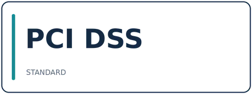 PCI DSS — Payment card data security standard